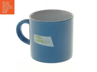 Blå I Feel Slovenia krus (str. Ø 9x9 cm)