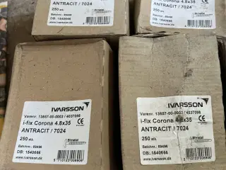 Ivarsson I-Fix Corona 4.8x35 Skrue Antracit 250 st