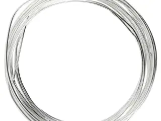 Sølvtråd 1,2 mm - 3 meter til kreative projekter