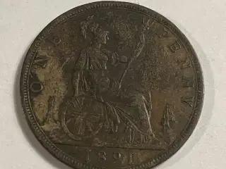 One Penny 1891 England