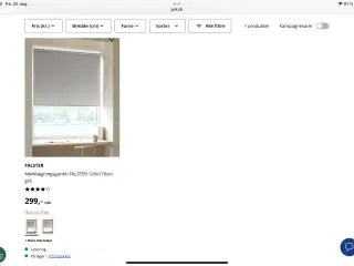 Mørklægningsrullegardin 
