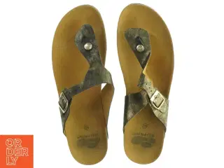 Sorte/ guld  sandaler fra Bioprint (str. 42)