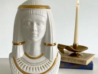 Egyptisk buste, fajance