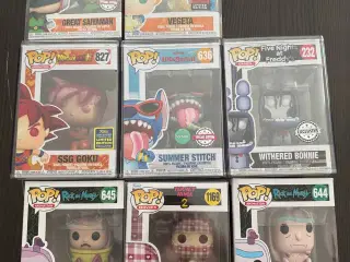 Sjældne Funko Pops