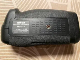 NIKON batterigreb (MB-D18) til D850