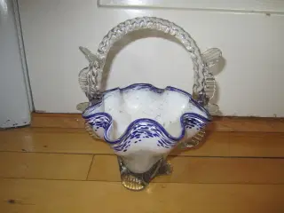 Flot Vintage Glaskurv.