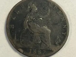 Half Penny 1887 England