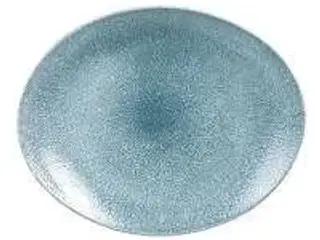 6 stk. Tallerken oval blå B270 x D229 mm Raku Churchill
