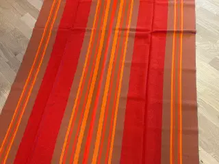 Vintage Ny dug i rød orange strib