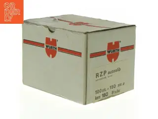 Slibepapir fra Würth (str. Korn 180)