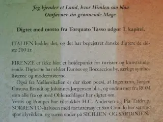 tre sole er ikke for meget - danske digtere i ital