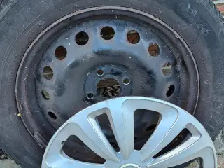 Stålfælge med Michelin vinterdæk