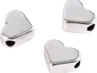 Ledperle, str. 5,5x7 mm, hulstr. 1 mm, forsølvet, 3stk./ 1 pk.