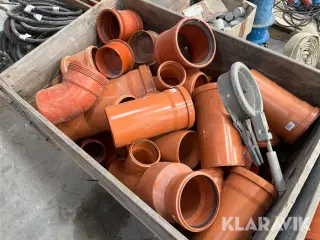 Lot - Kloakrør, bøjninger og Rørskærer
