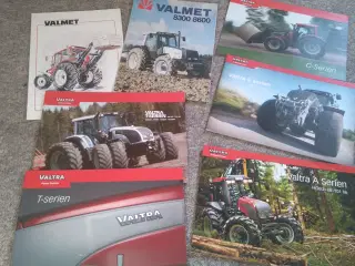 valmet / valtra traktor brochurer