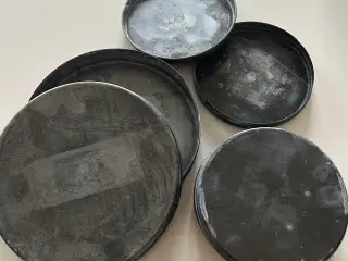 Vintage filmdåser i metal