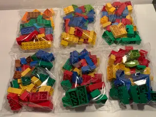6 poser med Lego Duplo