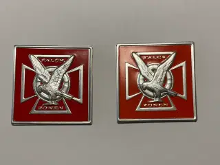 Falck emblem i aluminium