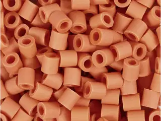 NABBI BioBeads Rørperler, str. 5x5 mm, hulstr. 2.5 mm, medium, orange, 1000stk./ 1 pk.