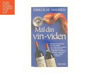 Mål din vin-viden af Erik Olaf-Hansen (bog)