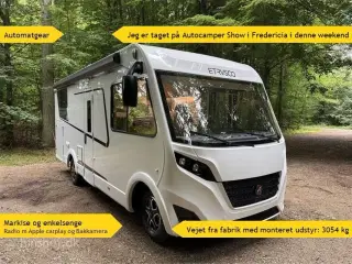 2026 - Etrusco I 6900 SB Aut.   Etrusco by Hymer er Italiensk Elegance og Komfort fra Hinshøj Caravan