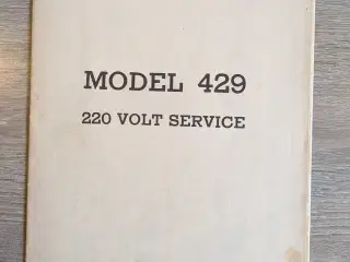 Jukebox Rock Ola model 429 el diagram / parts list