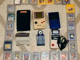 Gameboy samling sælges
