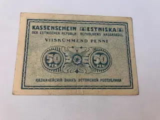 50 Penni 1919 Estonia
