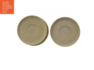 Sæt af tre keramiske underkopper (str. 3 styk. ø. 15 cm)