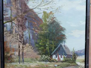 HILBERT JENSEN ( 1911 - ?) oliemaleri