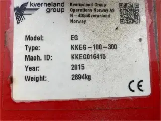 Kverneland EG 100-300-28- 6