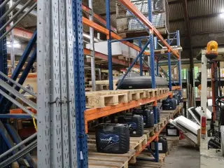 3 fag pallereoler uden indhold