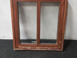 Tophængt vindue med opluk 713x120x753mm, mahogni
