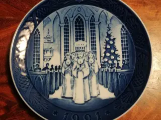 Royal Copenhagen juleplatte 1991