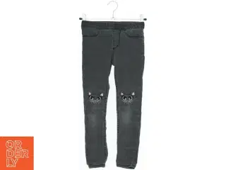 Børne jeans med katte motiv fra H&M (str. 116)