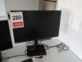Lenovo ThinkVision T24i-2L 23,8" skærm (sort)