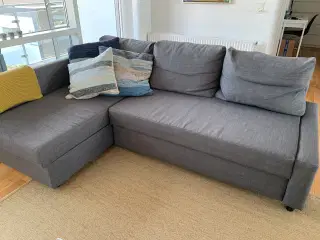Hjørnesovesofa med opbeu