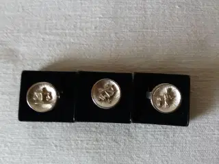 3 vintage ringe med stjernetegn