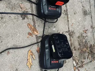 Bosch oplader med batteri