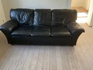 Lædersofa sælges