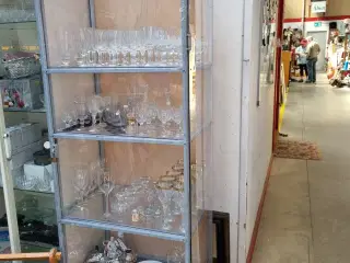 Glasskab med lås