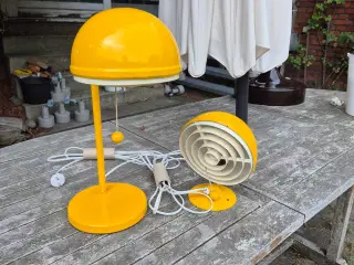 Smukke gule Elit lamper til væg og bord 