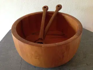 Stor salatskål & bestik (Nissen Denmark)
