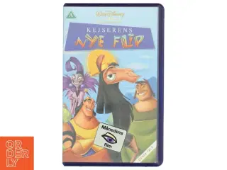 VHS-film &#39;Kejserens Nye Flip&#39; fra Disney
