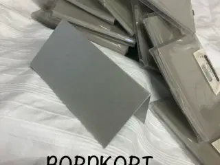 120 stk bordkort 