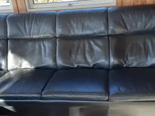 Læder hjørnesofa