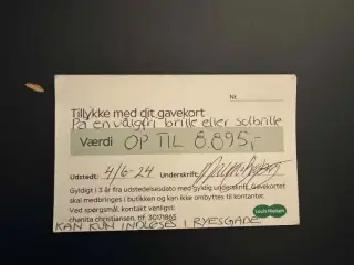 BYD! 8.895 kr. Gavekort til Louis Nielsen