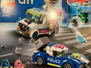 Lego city 60314 politi jagt med is bil
