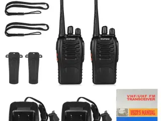 NY! 2 x Baofeng 888S Radio / Walkie Talkie