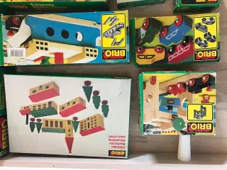 Stor samling vintage BRIO i org. æsker 